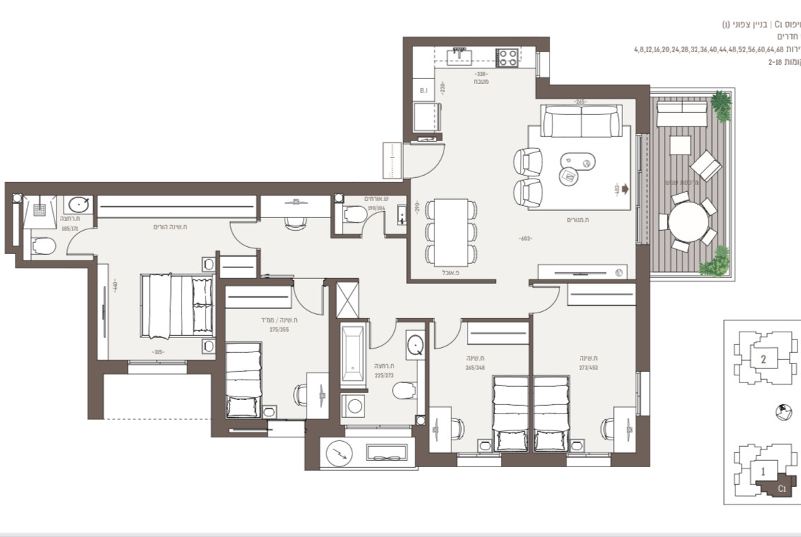 Apartment 5 rooms Jerusalem Arnona 144-IBL-681