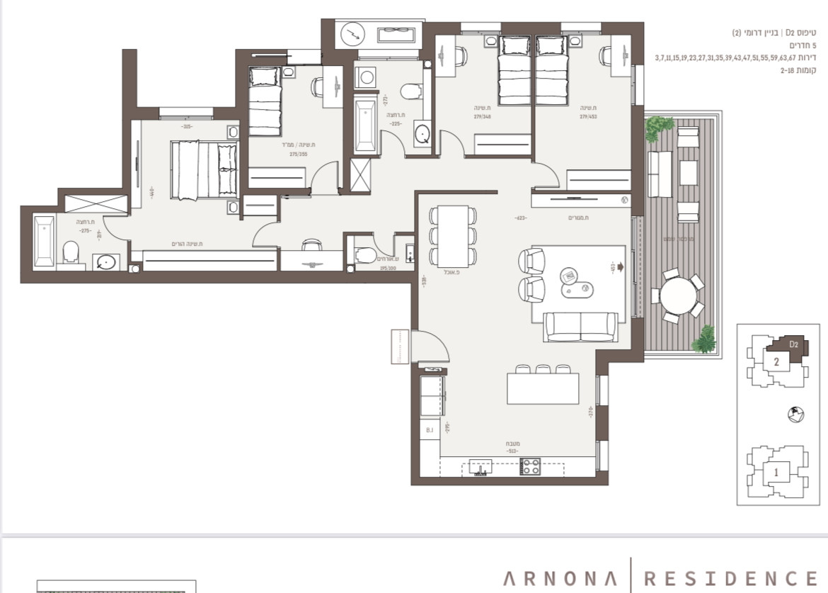 Apartment 5 rooms Jerusalem Arnona 144-IBL-682