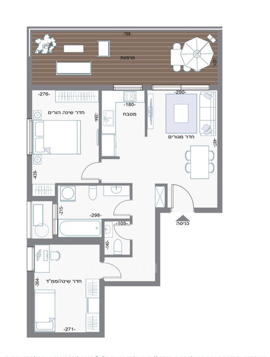 Apartment 2 rooms Bat yam Bat yam 210-IBL-2114