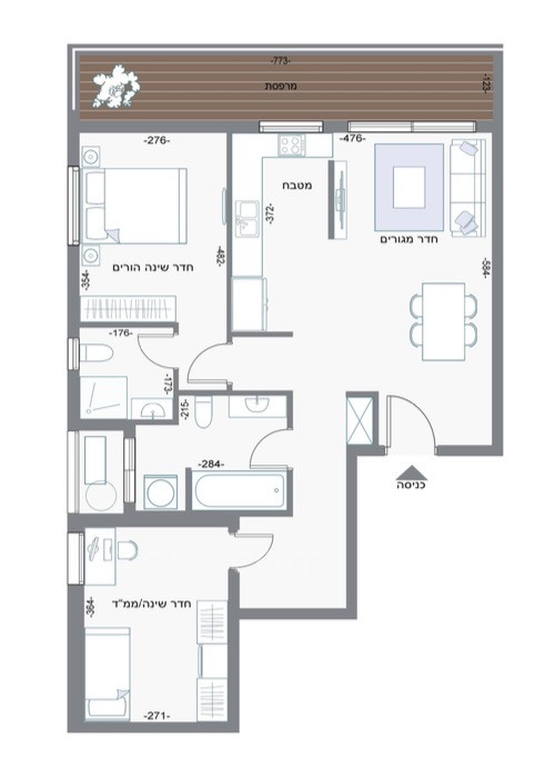 Ground floor 3 rooms Bat yam Bat yam 210-IBL-2118