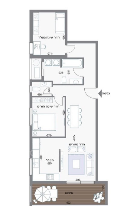 Ground floor 3 rooms Bat yam Bat yam 210-IBL-2118