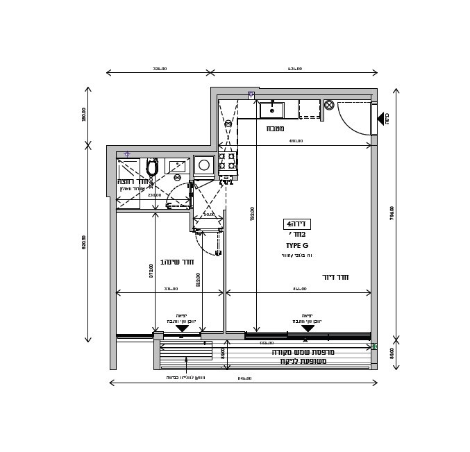 Apartment 2 rooms Tel Aviv Lev Tel-Aviv 342-IBL-6580