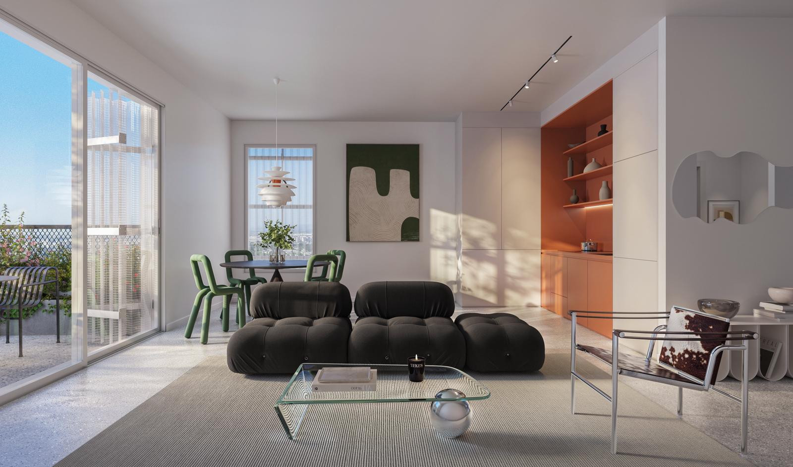 Apartment 2 rooms Tel Aviv Dizengof 342-IBL-6845